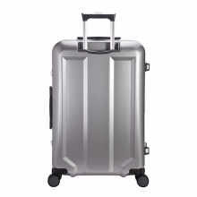 CAT卡特铝框拉杆箱纯PC材质双排万向轮行李箱TSA密码锁旅行箱太空灰28英寸（83492）
