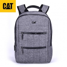 CAT新款时尚笔记本电脑包双肩包男牛津休闲背包简约英伦风书包
