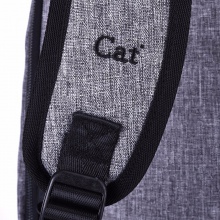CAT新款时尚笔记本电脑包双肩包男牛津休闲背包简约英伦风书包