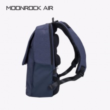 MoonRock梦乐电脑双肩包背包商务包大容量时尚男士休闲纯色潮流